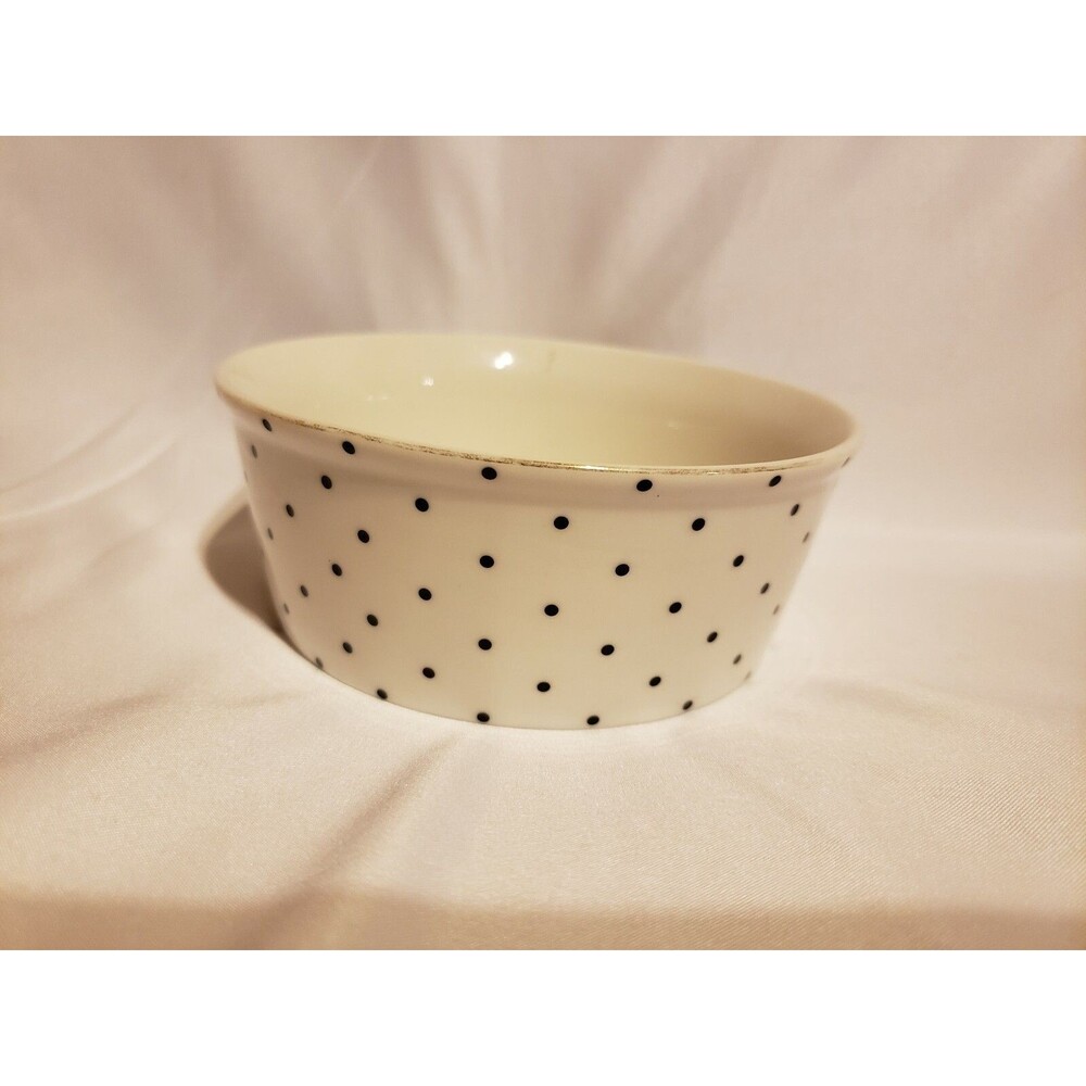 Fido's Diner By Coastline With Black Dots Bowl